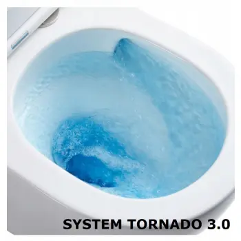Miska WC wisząca z deską - Lavita Onil 3.0 - System wirowy Tornado